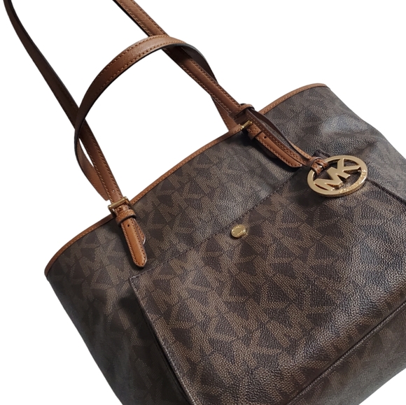 Authentic MK tote brown classic style - Picture 3 of 10